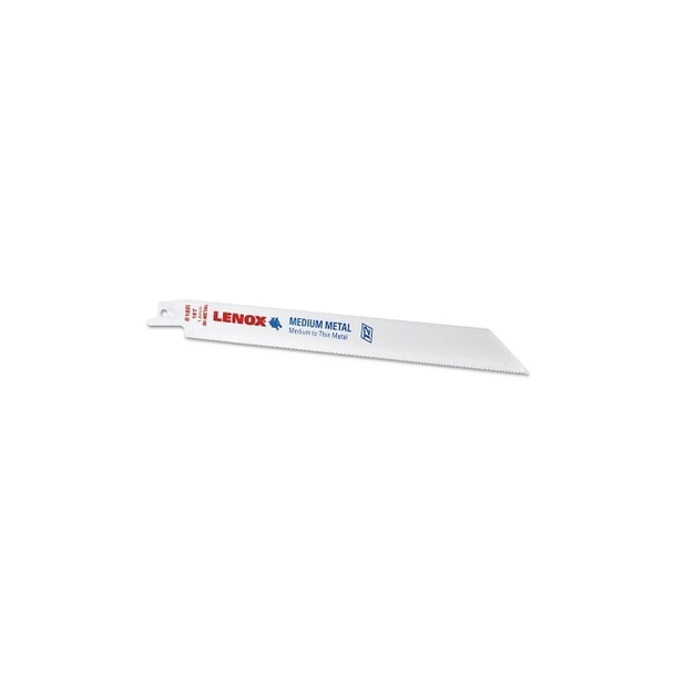 Metal Cutting Reciprocating Saw Blade, 8 in L x 3/4 in W x 0.035 in Thick, 18 TPI, 5 EA/PK
