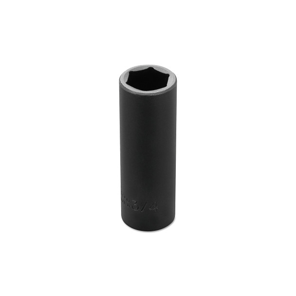 Torqueplus Deep Impact Socket 1/2 in, 1/2 in Drive, 3/4 in, 6 Points