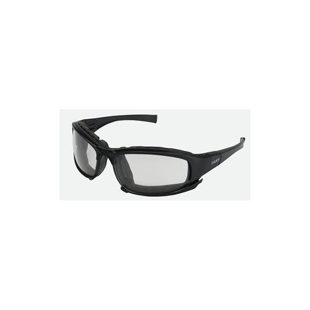 KleenGuard™ Calico™ Safety Glasses, Clear Lens, Polycarb Anti-Scratch Anti-Fog, Black Frame