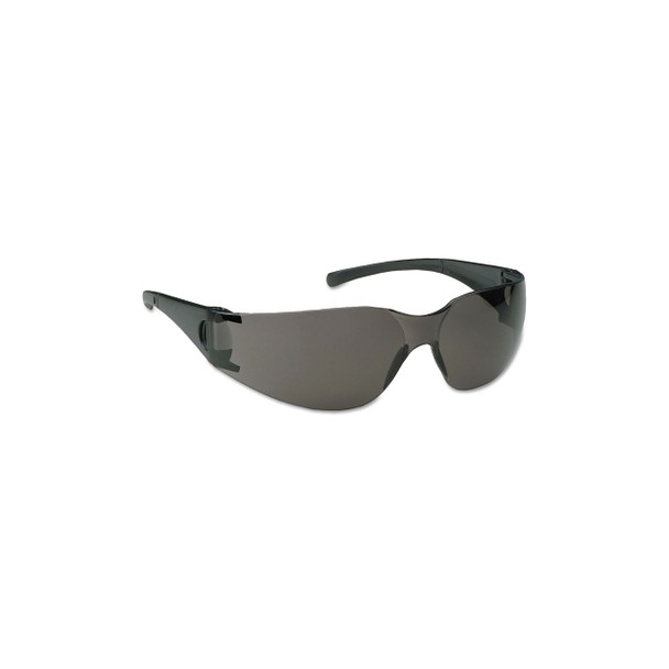V10 Element™ Safety Glasses, Smoke Lens, Polycarbonate, Uncoated, Black Frame