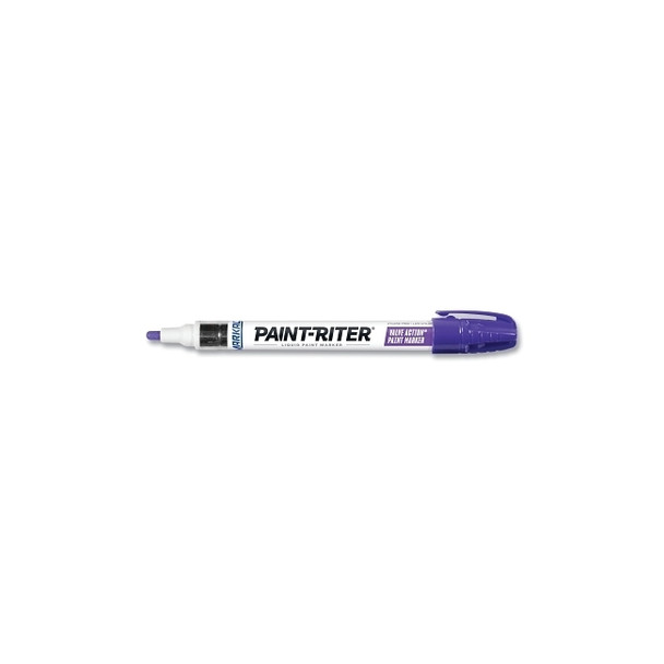 PAINT-RITER® VALVE ACTION® Paint Marker, Purple, 1/8 in Tip, Medium