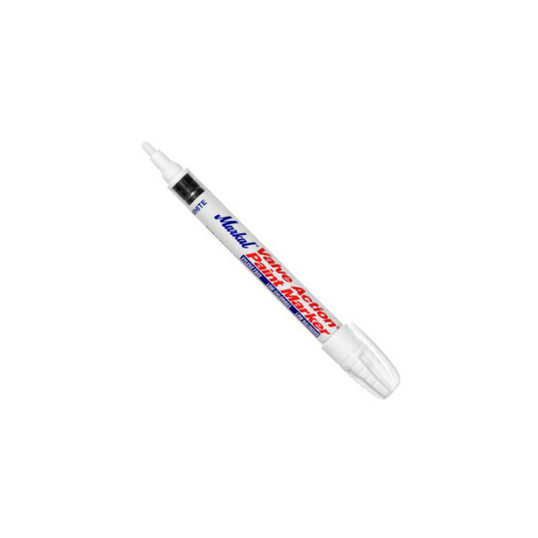 PAINT-RITER® VALVE ACTION® Paint Marker, White, 1/8 in Tip, Medium