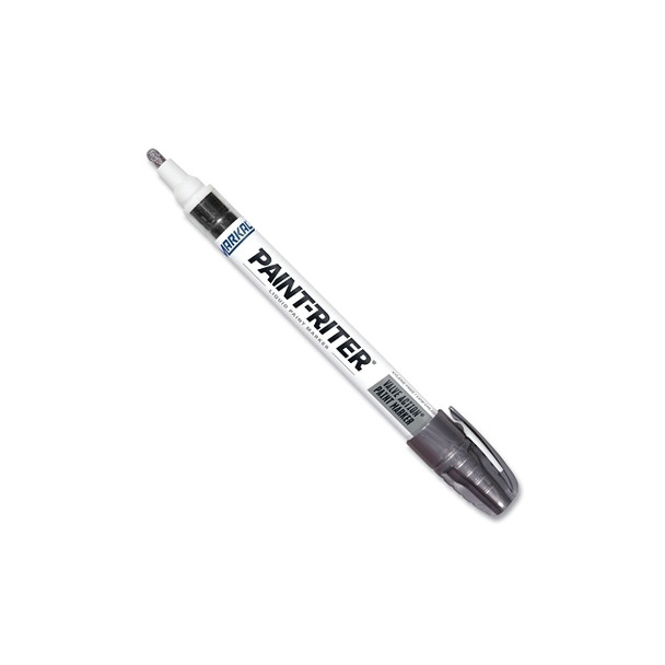 PAINT-RITER® VALVE ACTION® Paint Marker, Aluminum, 1/8 in Tip, Bullet