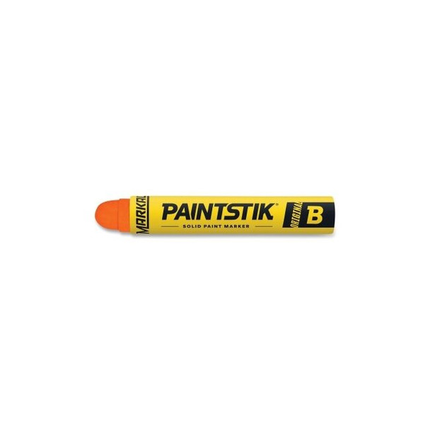 Paintstik® Original B® Solid Paint Marker, 11/16 in dia, 4-3/4 in L, Fluorescent Orange
