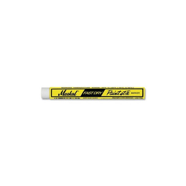 Fast Dry Paintstik® Solid Paint Marker, 3/8 in x 4.75 in L, White