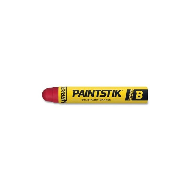 Paintstik® Original B® Solid Paint Marker, 11/16 in dia, 4-3/4 in L, Red