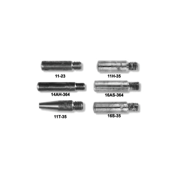Heavy Duty Contact Tip, 0.045 in Wire, 0.054 in Tip, Optional Heavy Duty, 14H
