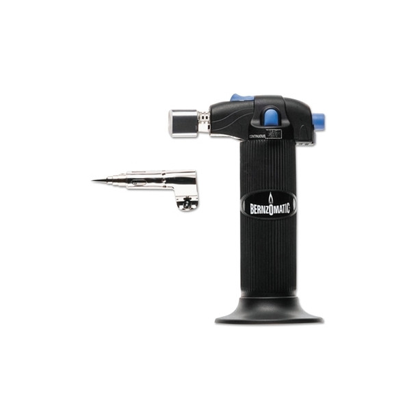 Trigger Start Micro Torch, Butane, With Torch and 3-in-1 Versatile Tip, Brass