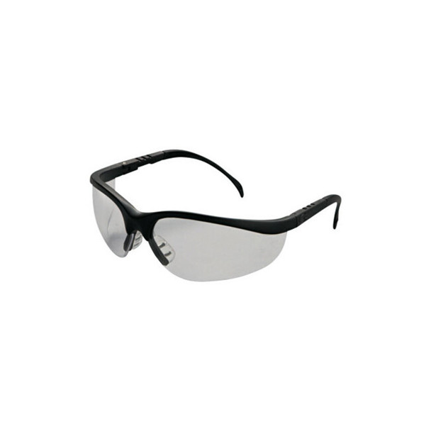 Klondike® KD1 Series Protective Eyewear, Light Blue Polycarbonate Lens, Duramass® Hard Coat, Black Nylon Frame