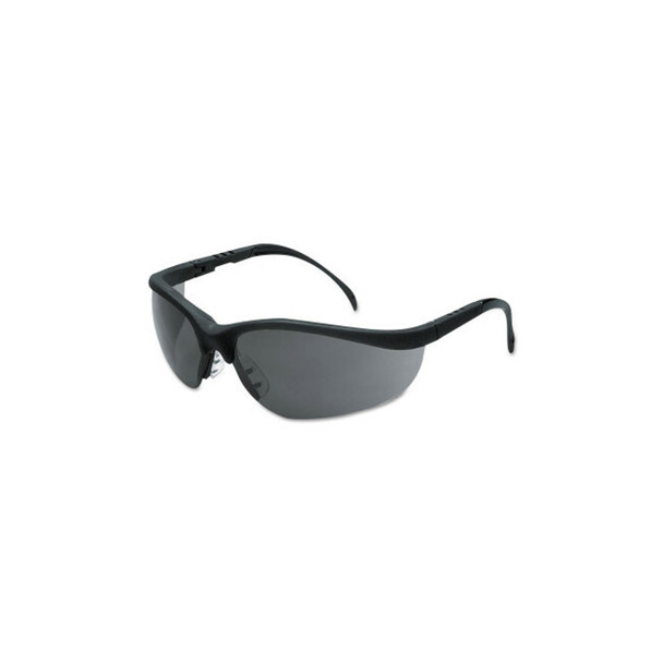 Klondike® KD1 Series Protective Eyewear, Gray Polycarbonate Lens, UV-AF® Anti-Fog, Black Nylon Frame
