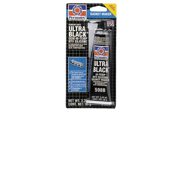 Ultra Silicone RTV Gasket Maker, 3.35 oz, Tube, Ultra Black® Ultra Silicone RTV Gasket Maker, 3.35 oz, Tube, Ultra Black®