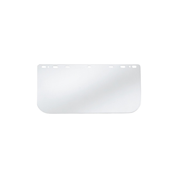 Universal Faceshield, Uncoated, Clear, Polycarbonate, 16 in L x 8 in H