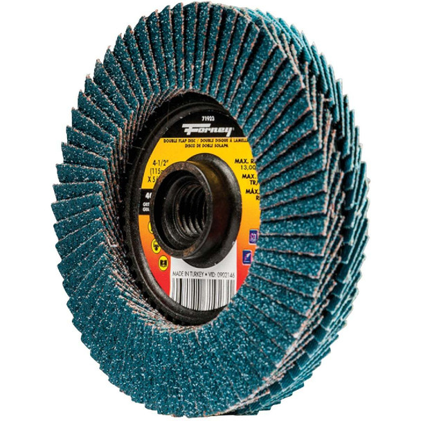 Forney 4-1/2 40/80 Flap Disc 71923