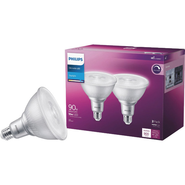 Philips 2pk 90w Par38dl Led Bulb 568444