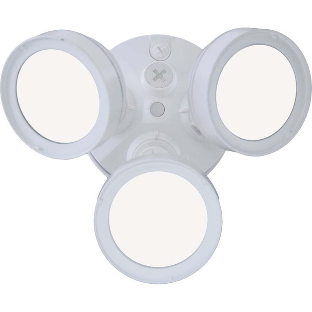 Halo Lumen Selectable White Triple Head LED Floodlight Fixture TGS3S403FRRW