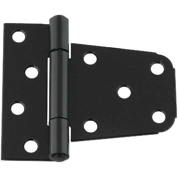 National Hardware 3-1/2 In. Black Heavy-Duty Gate Hinge N223-867 Pack of 10