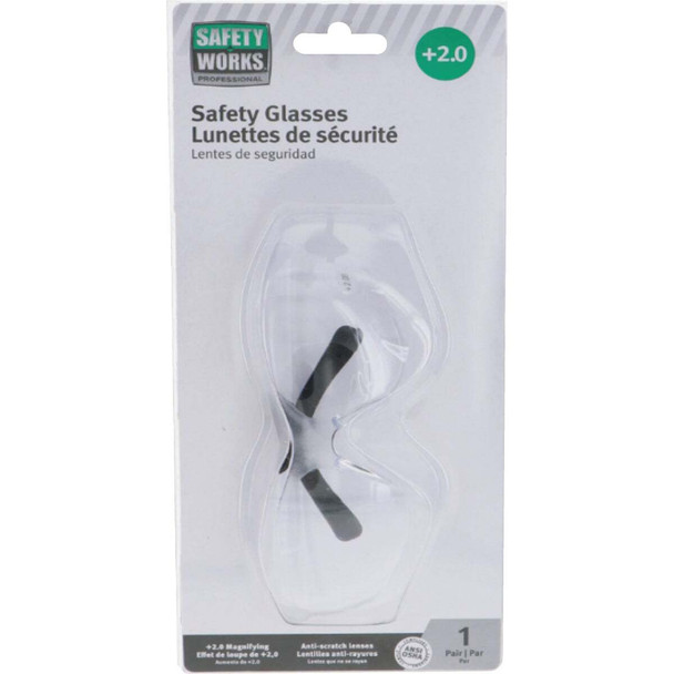 Safety Works Clear Safety Glasses SW31720