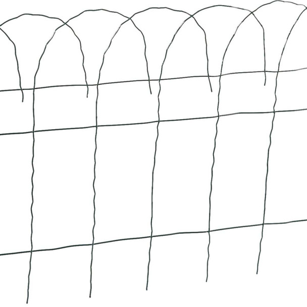Best Garden 14 In. H x 20 Ft. L Galvanized Wire Decorative Border Fence 700789