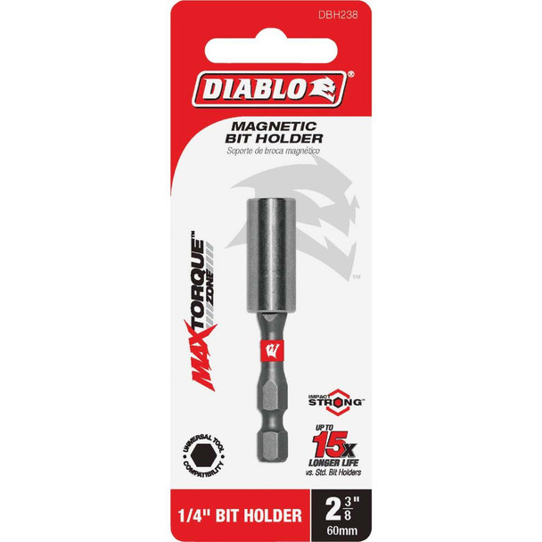 Diablo 2-3/8 In. Magnetic Drive Bit Holder DBH238