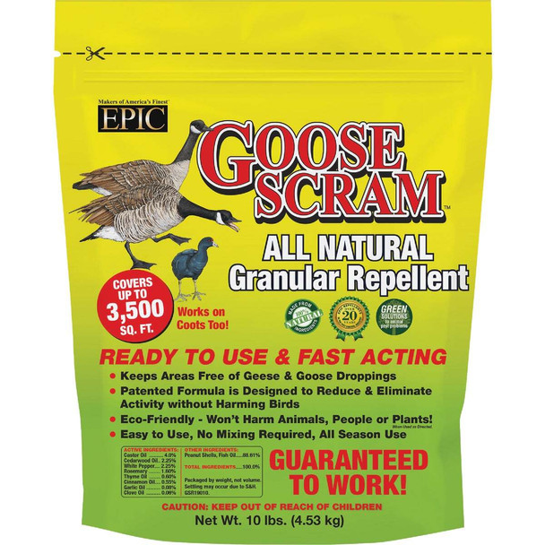 Goose Scram 10 Lb. Granular Goose Repellent 190100