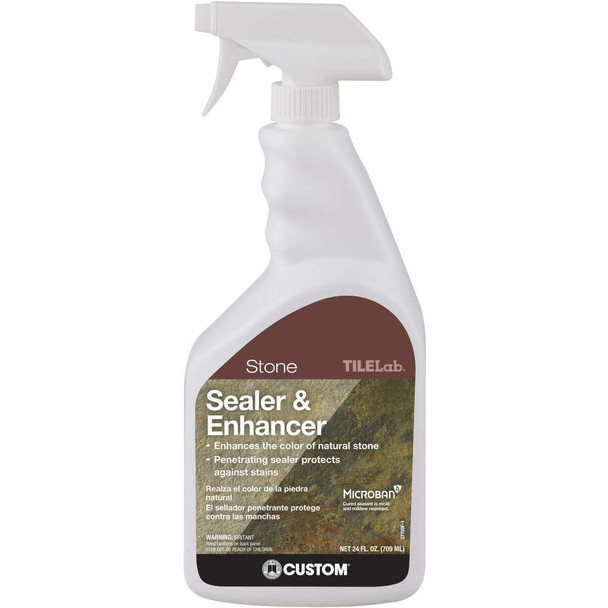 Custom Building Products TILELab 24 Oz. Stone Tile Sealer & Enhancer TLSES24Z