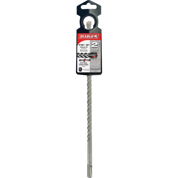 Diablo SDS-Plus 7/16 In. x 12 In. Carbide-Tipped Rotary Hammer Drill Bit