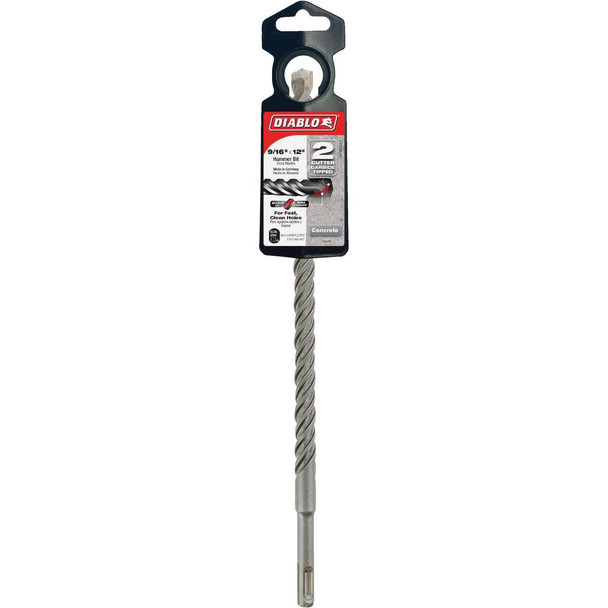 Diablo SDS-Plus 9/16 In. x 12 In. Carbide-Tipped Rotary Hammer Drill Bit