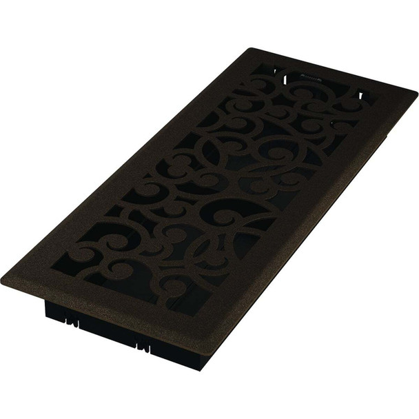 Imperial Wonderland 4 In. x 10 In. Bronze Age Steel Floor Register RG3355