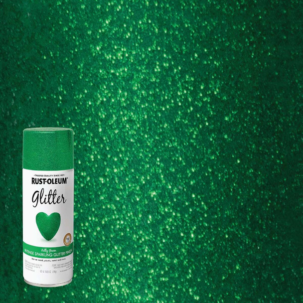 Rust-Oleum 10.25 Oz. Kelly Green Glitter Spray Paint 277781