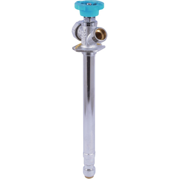 SharkBite 1/2 In. x 8 In. Push-to-Connect Anti-Siphon Sillcock 24628LF