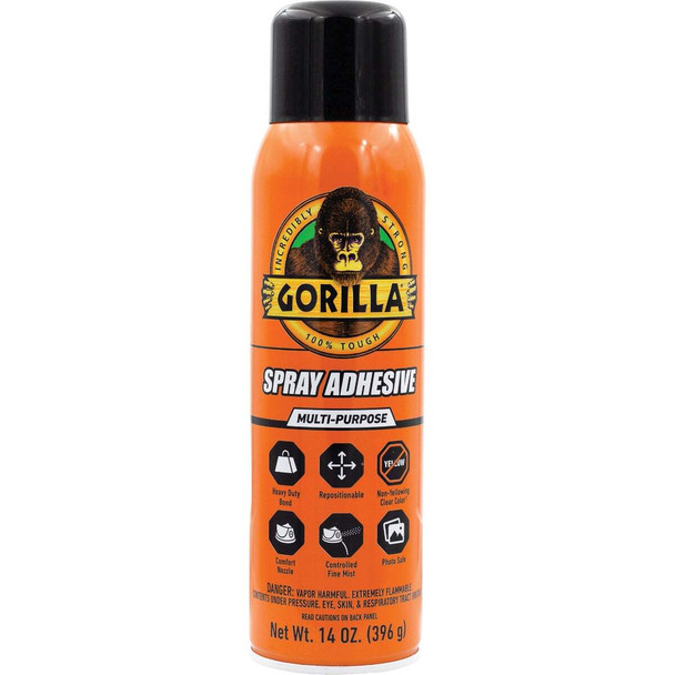 Gorilla 14 Oz. Heavy-Duty Multi-Purpose Spray Adhesive 6301502
