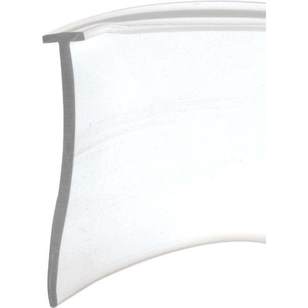 Prime-Line 1 In. x 36 In. Clear Tee-Shaped Shower Door Sweep M 6211