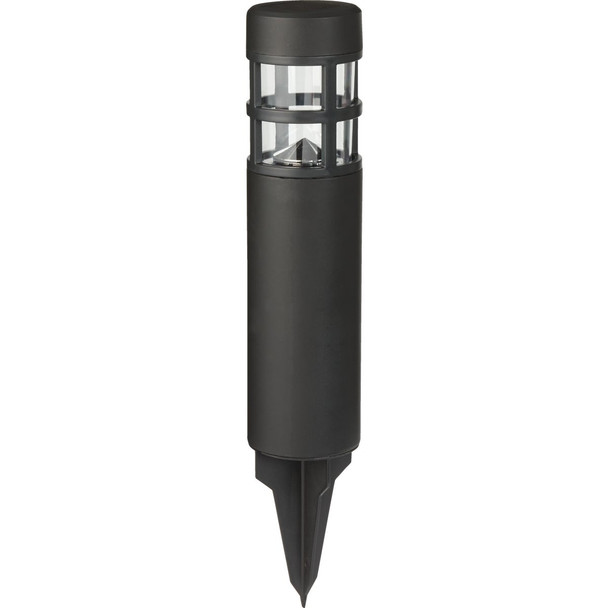 Outdoor Expressions Black 3 Lumens Metal Solar Path Light NE-03 Pack of 12