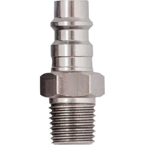 Tru-Flate Hi Flo 1/4 In. Body Series Male Plug (2-Pack) 12-925