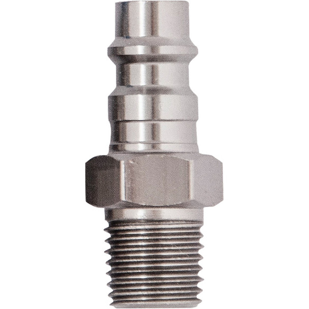 Tru-Flate Hi Flo 1/4 In. Body Series Male Plug (2-Pack) 12-925