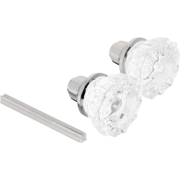 Defender Security 2 In. Glass Door Knob & Spindle Set E 28314