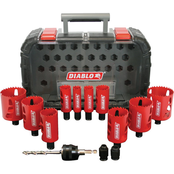 Diablo Bi-Metal Hole Saw Set (14-Piece) DHS14SGP