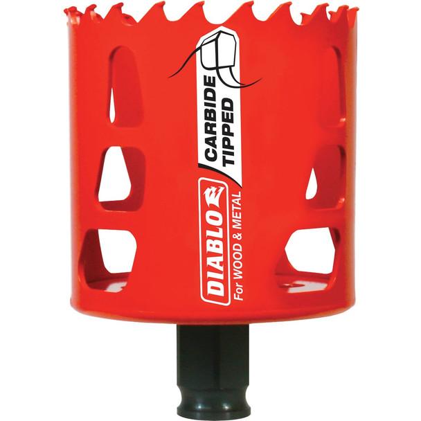 Diablo 2-1/2 In. Carbide-Tipped Hole Saw DHS2500CT