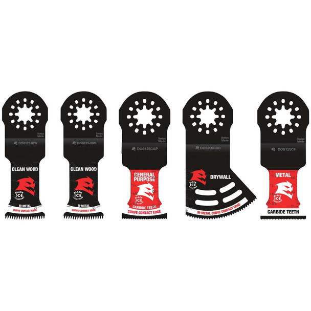 Diablo Starlock General Purpose Oscillating Blade Set (5-Piece) DOS5S