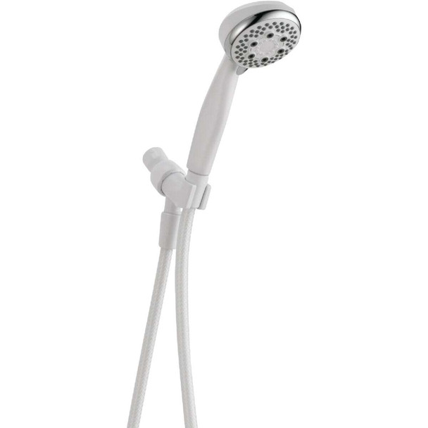Peerless 4-Spray 1.75 GPM Handheld Shower Head, White 76406CWH