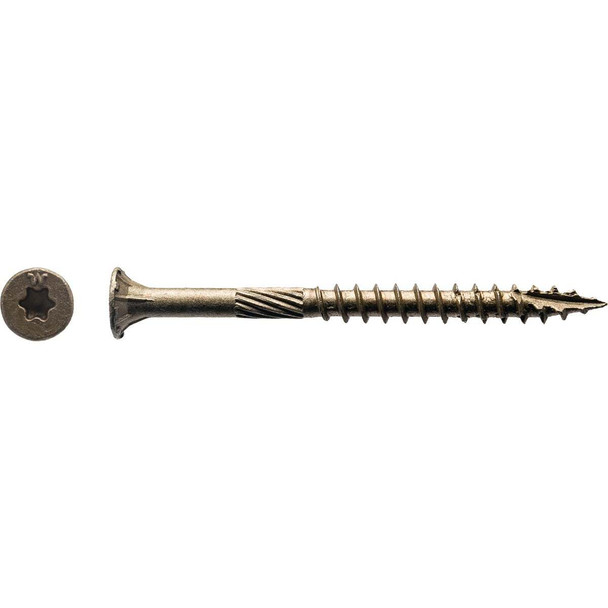 Big Timber #10 x 3 In. Bronze Flat Head Wood Screw (1500-Count) BTX103