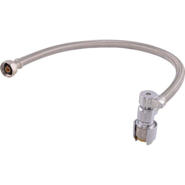 SharkBite 1/2 In. x 1/2 In. x 20 In. L Stainless Steel Faucet Connector UR24657Z