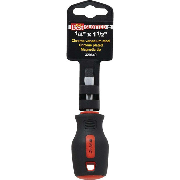 Do it 1/4 In. x 1-1/2 In. Slotted Screwdriver 320649