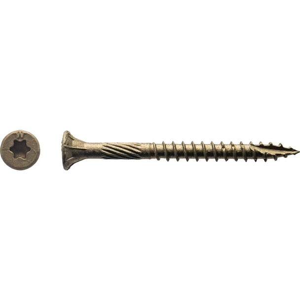 Big Timber #9 x 2 In. Bronze Flat Head Wood Screw (590-Count, 5 Lb.) 5BTX92