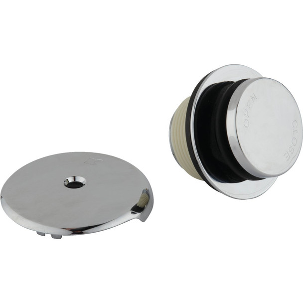 Plumb Pak Foot Lok Stop Polished Chrome Bath Drain Trim Kit P826-66PC