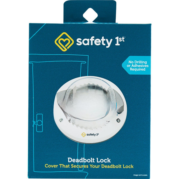Safety 1st White Plastic Secure Mount Deadbolt Lock HS162