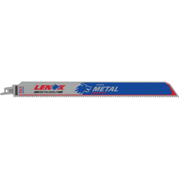 Lenox Lazer CT 12 In. 8 TPI Carbide Reciprocating Saw Blade LXAR12108CT-1