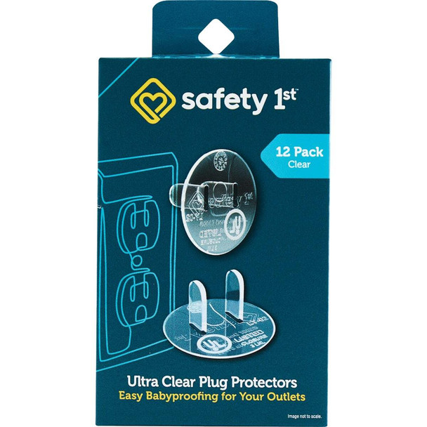 Safety 1st Ultra Clear Outlet Plugs (12-Pack) 01711