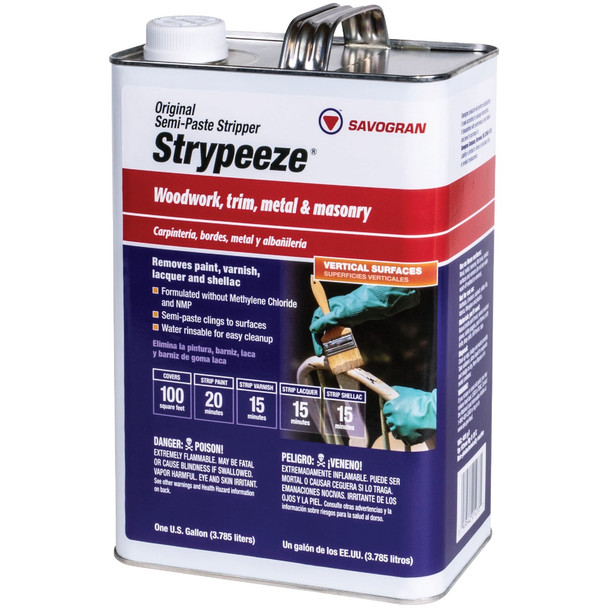 Savogran Strypeeze Gallon Methylene Chloride Free Stripper 01233