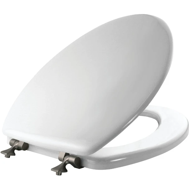 Mayfair Wht Wood Elg Toilet Seat 144BN 000